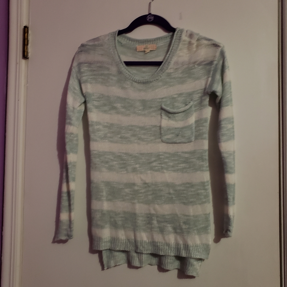 striped knitted sweater